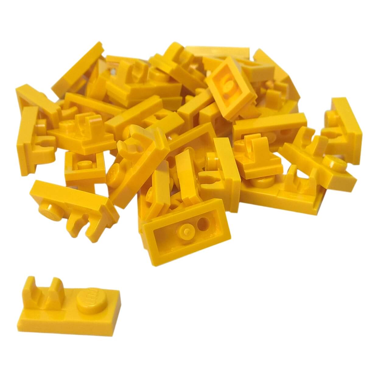 LEGO® Plate Modified 1 x 2 with Clip Part 92280 yellow