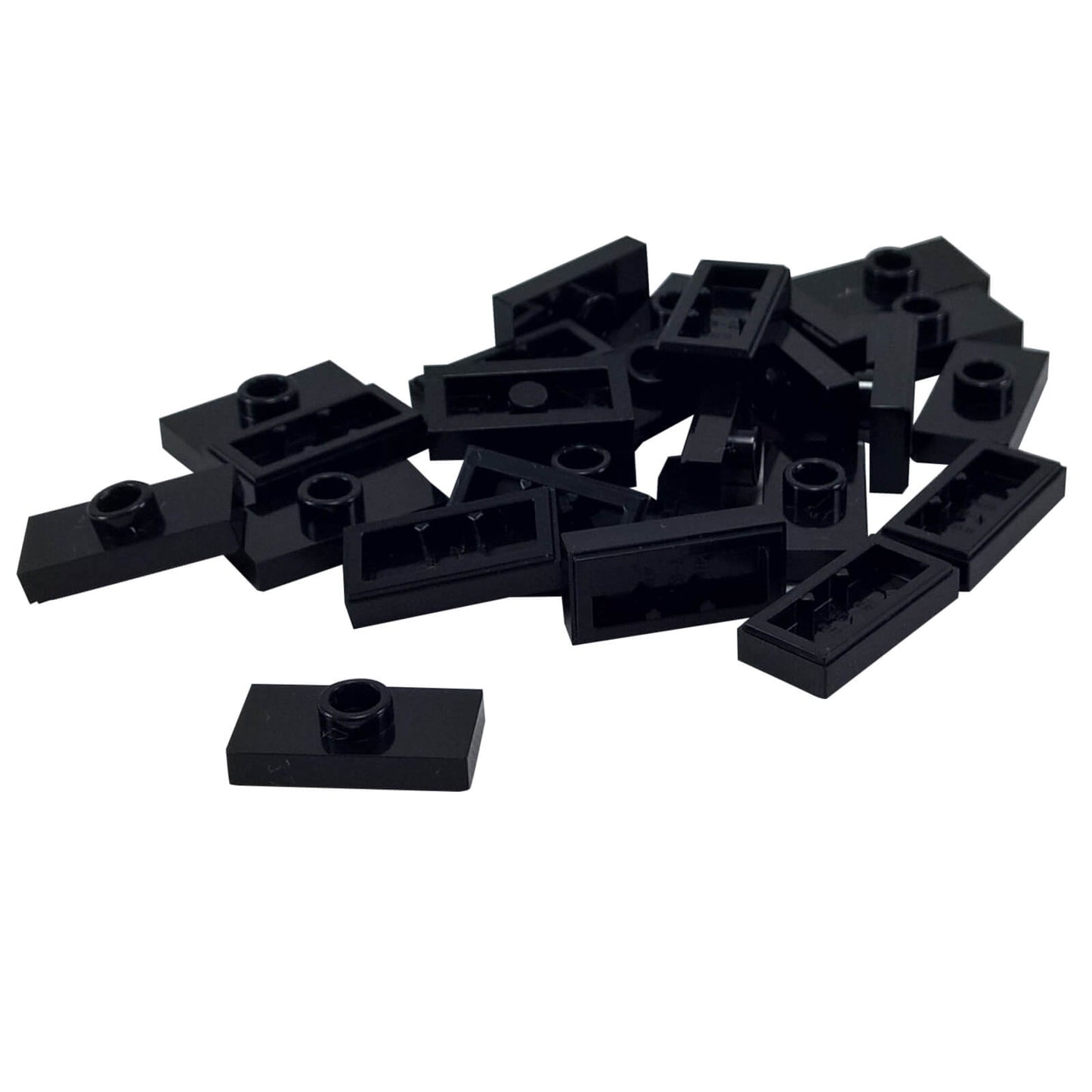 LEGO® Plate Modified 1 x 2 with 1 Stud 15573 black