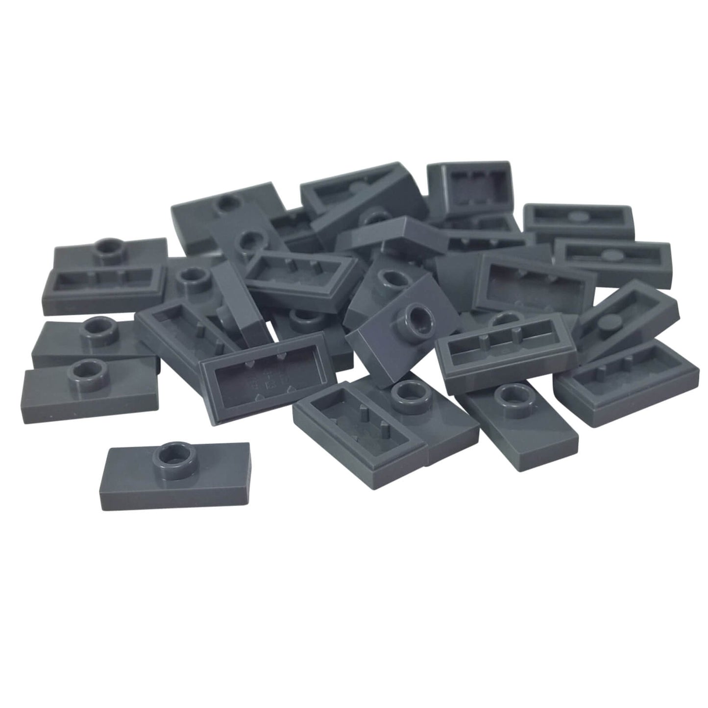 LEGO® Plate Modified 1 x 2 with 1 Stud 15573 dark bluish gray