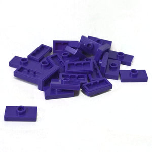 LEGO® Plate Modified 1 x 2 with 1 Stud 15573 dark purple