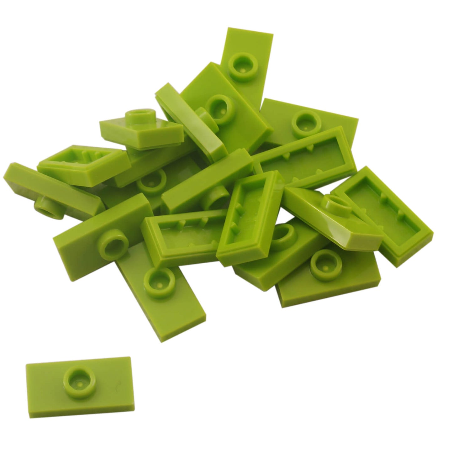 LEGO® Plate Modified 1 x 2 with 1 Stud 15573 lime