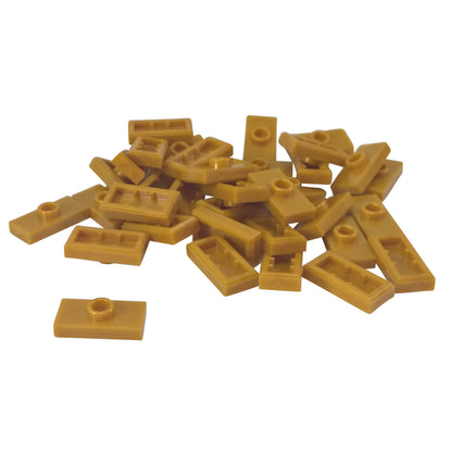 LEGO® Plate Modified 1 x 2 with 1 Stud 15573 pearl gold