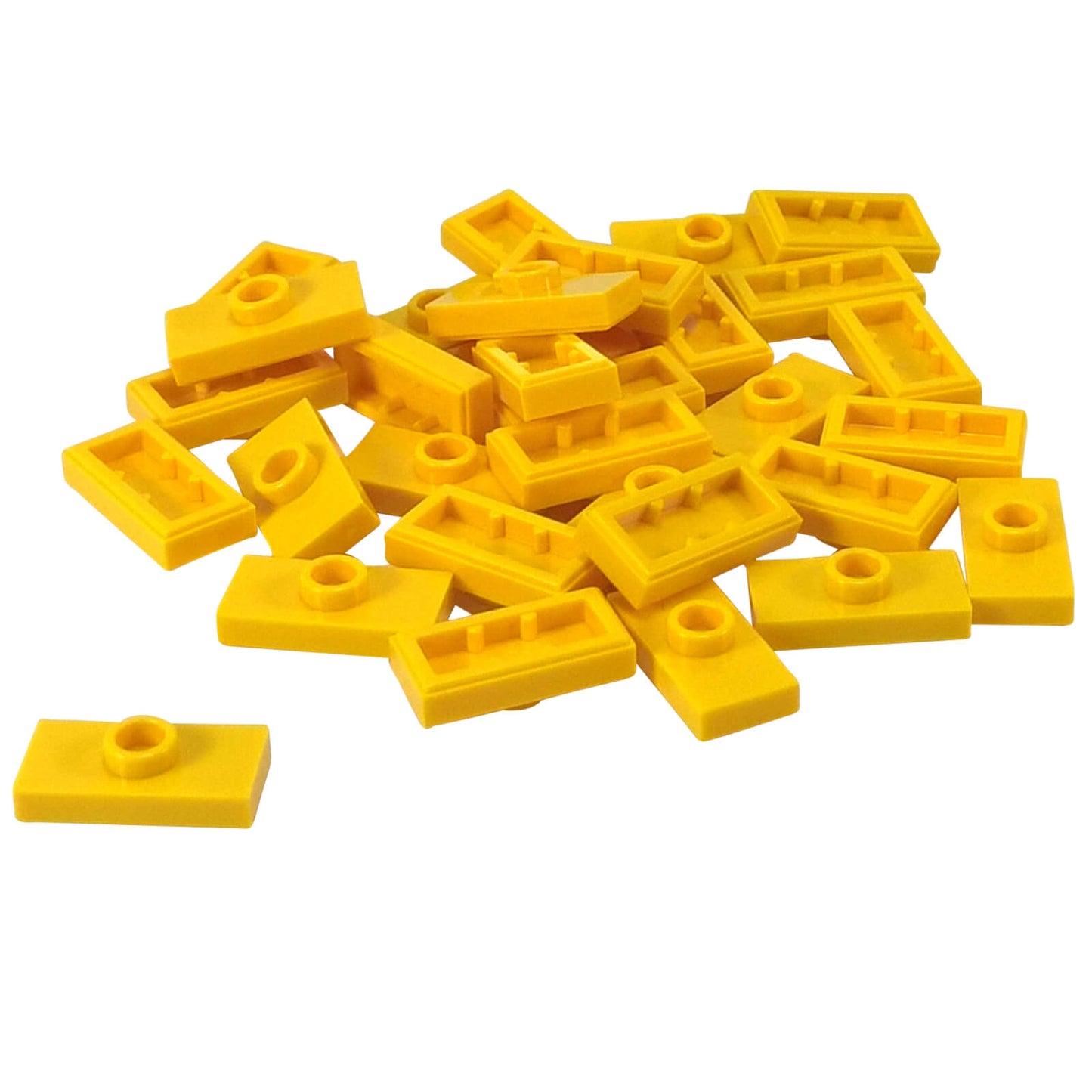 LEGO® Plate Modified 1 x 2 with 1 Stud 15573 yellow
