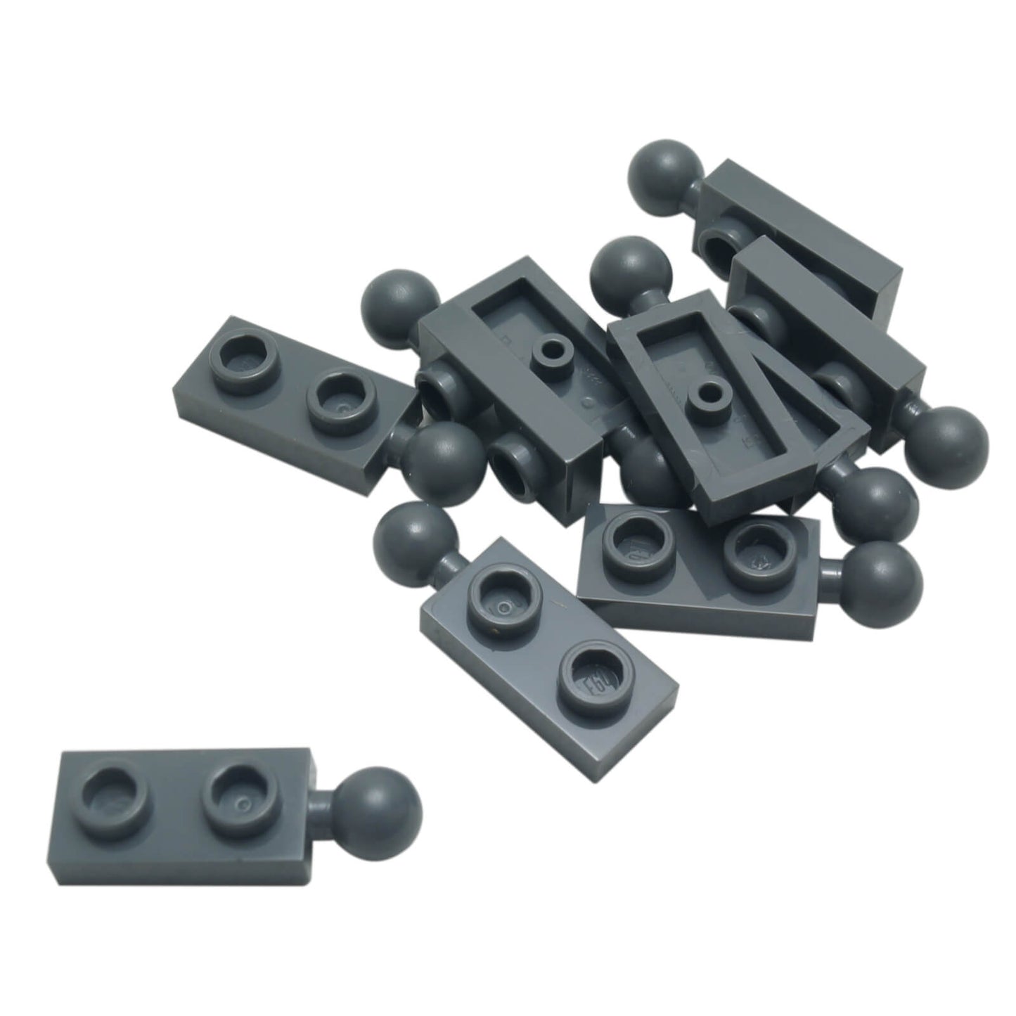 LEGO® modified plate 1 x 2 with towball end articulation connector part