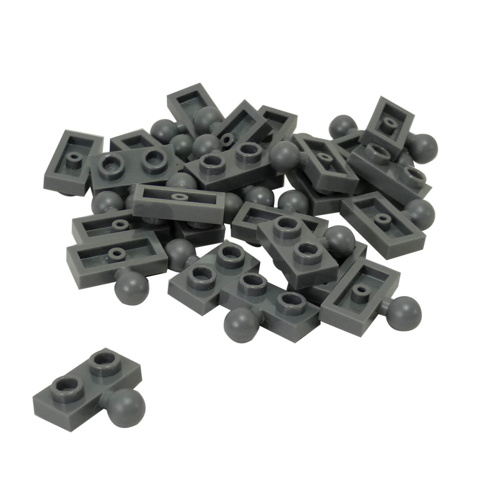 LEGO® modified plate 1 x 2 with towball on side articulation connector part