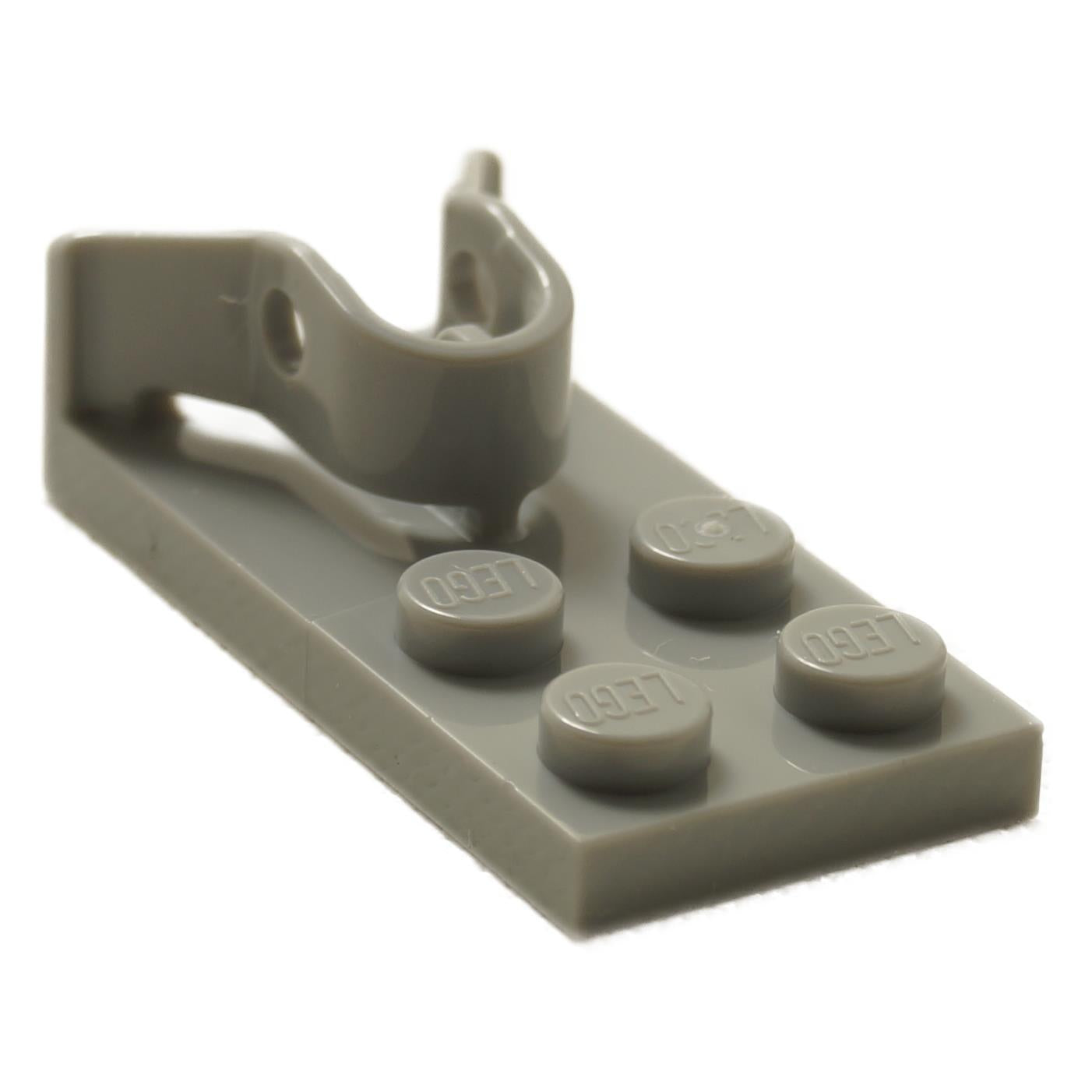 Light bluish gray modified 2 x 4 plate with tow ball socket on top for articulated builds