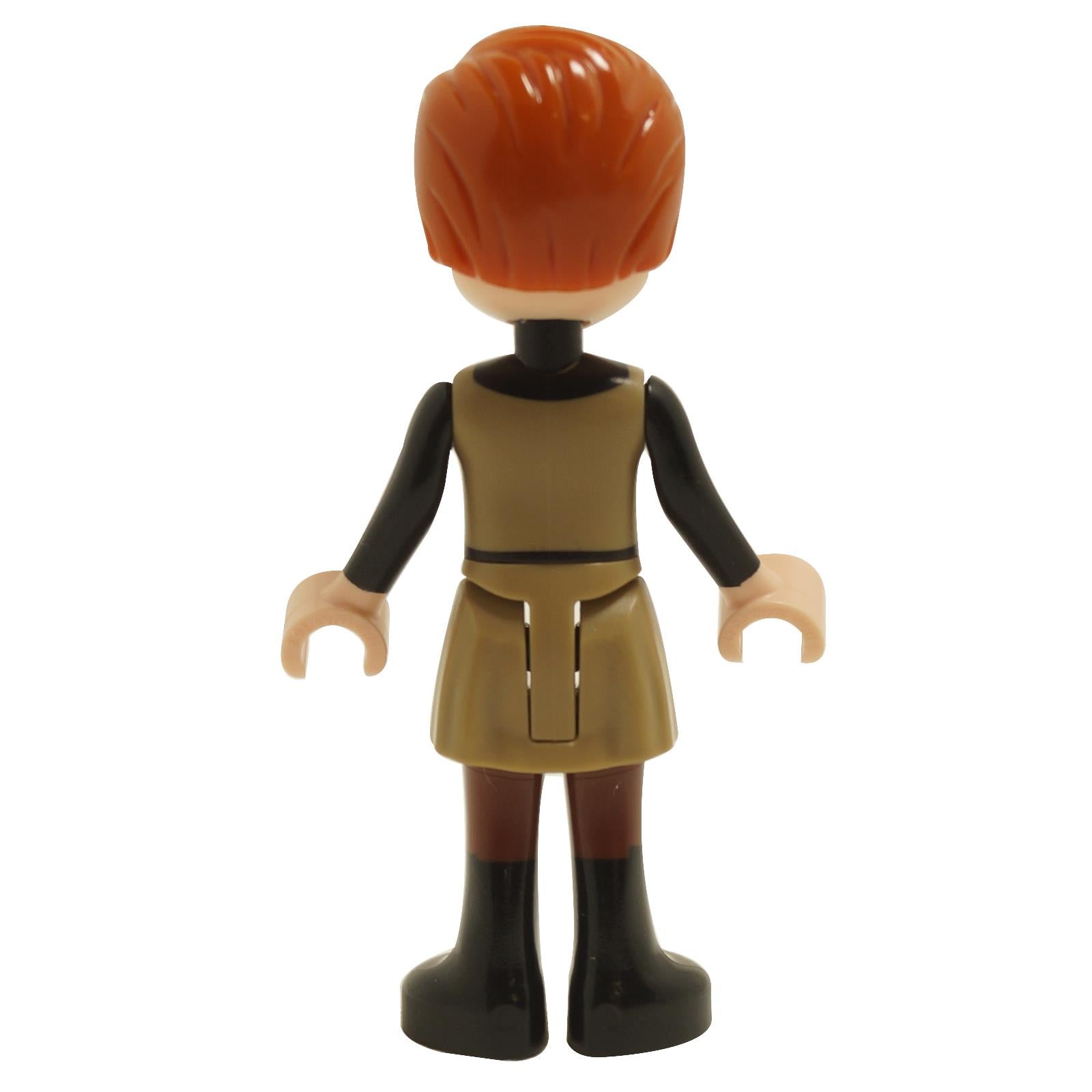 Back view of LEGO® Disney Prince Phillip mini-doll dp175 with brown hair and royal outfit
