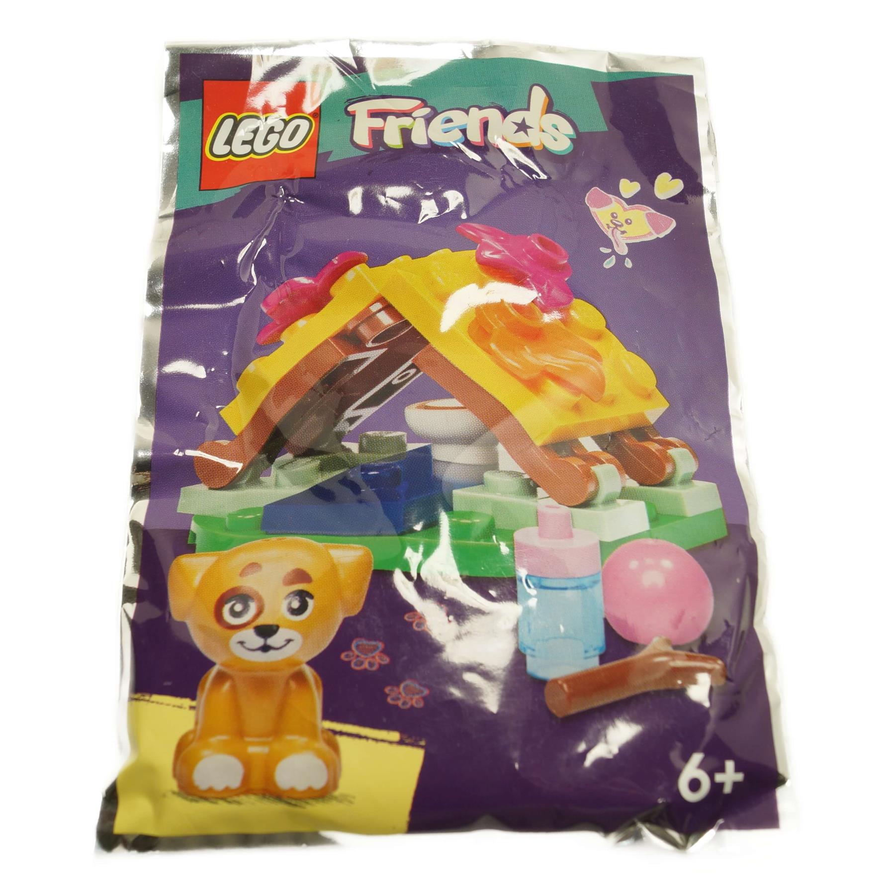 LEGO Friends 562303 Puppy with Doghouse foil pack, front view