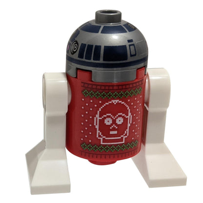 LEGO® Star Wars™ R2-D2 Holiday Sweater astromech droid minifigure with festive Christmas jumper