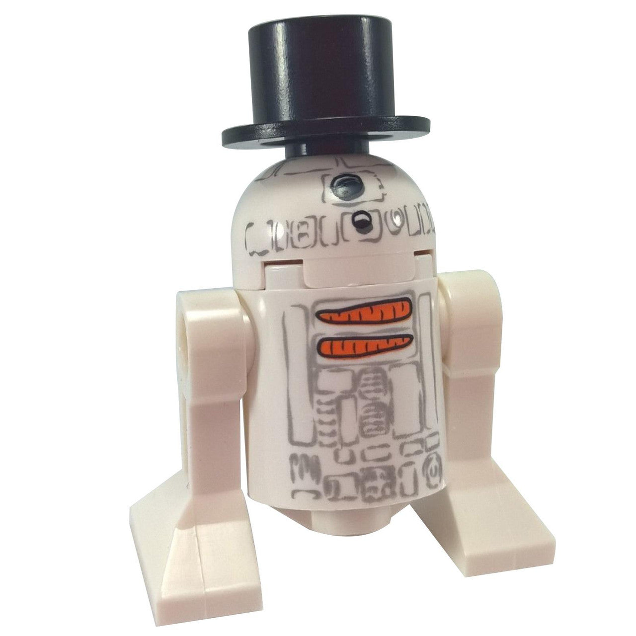 LEGO ミニフィギュア アストロメクドロイド、R2-D2、スノーマン - sw424 - 別のビュー 1