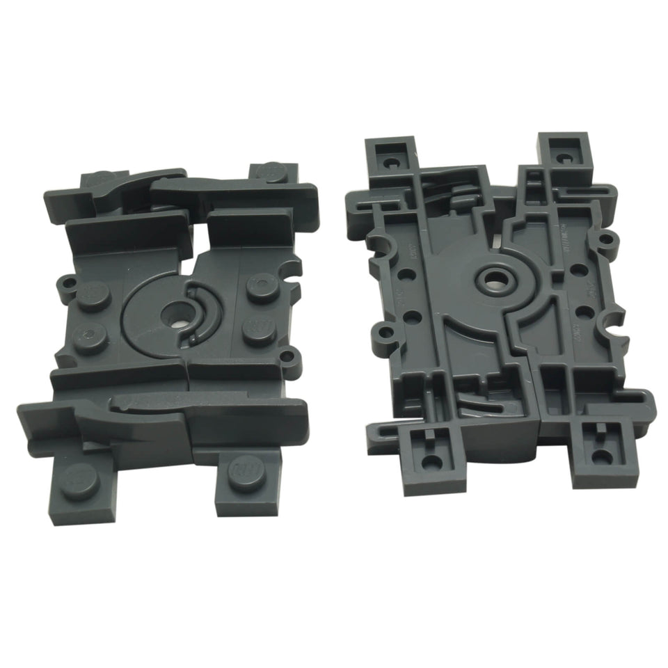 LEGO® RC Train Flexible Track Segment 88492c00 in dark bluish gray