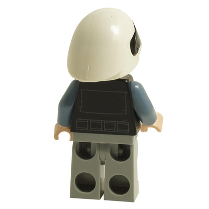 LEGO Rebel Fleet Trooper minifigure back view with white helmet and dark vest torso sw1285