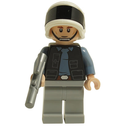 LEGO Rebel Fleet Trooper minifigure wearing white helmet and holding blaster weapon sw1285