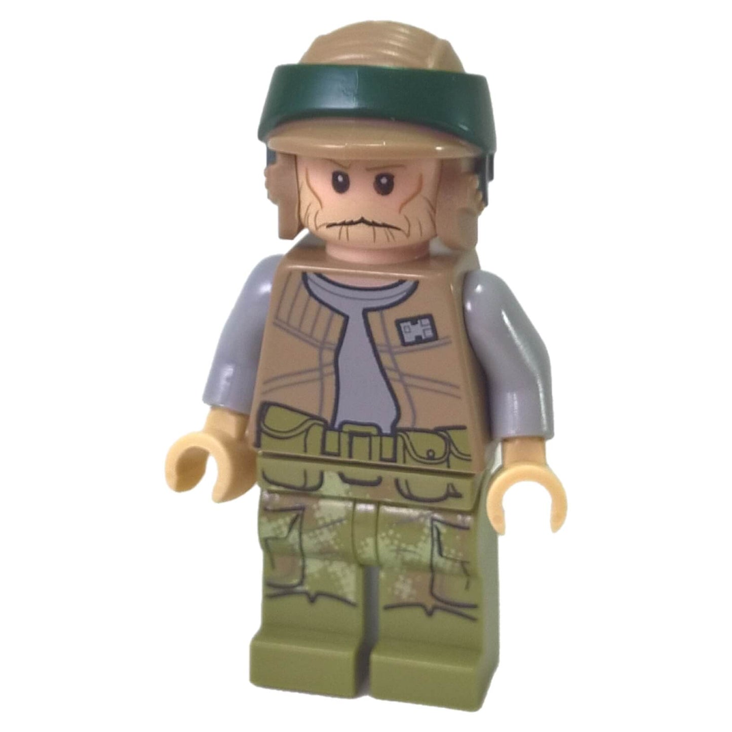 Rebel Trooper Endor LEGO Star Wars minifigure sw0646 tan beard olive legs