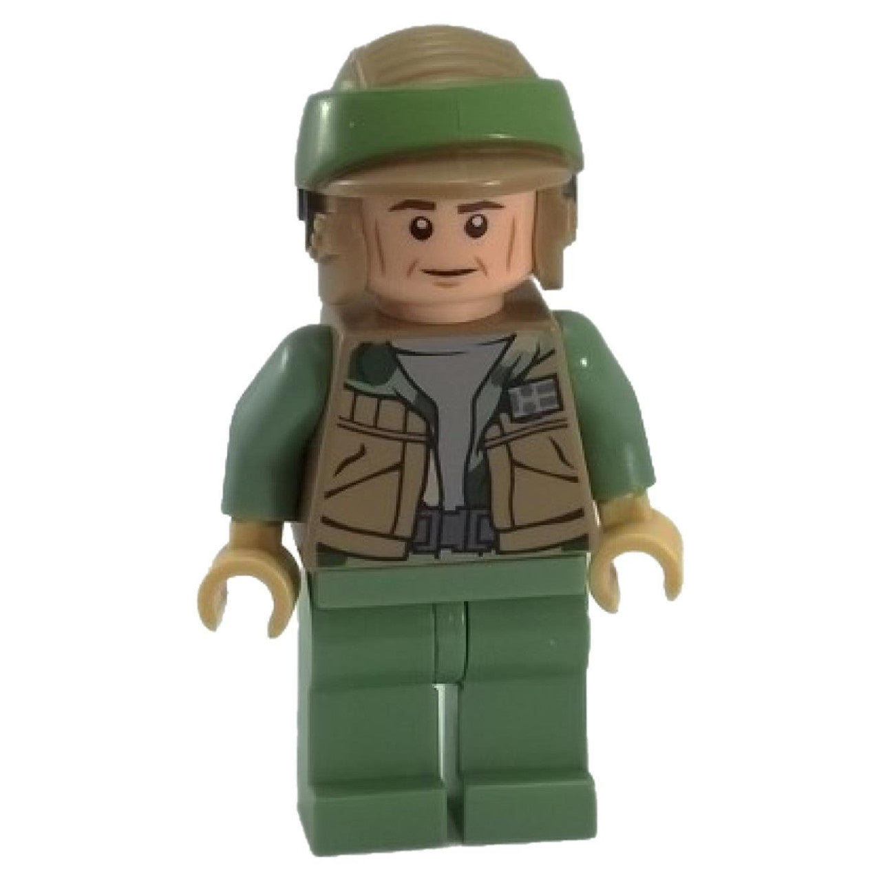 Rebel Trooper Endor uniform LEGO Star Wars minifigure sw0367 dark tan vest