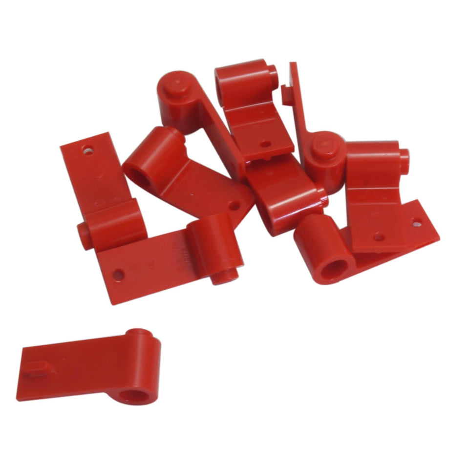 Red 1 x 3 x 1 right door part 3821 for LEGO® building doors and interior details

