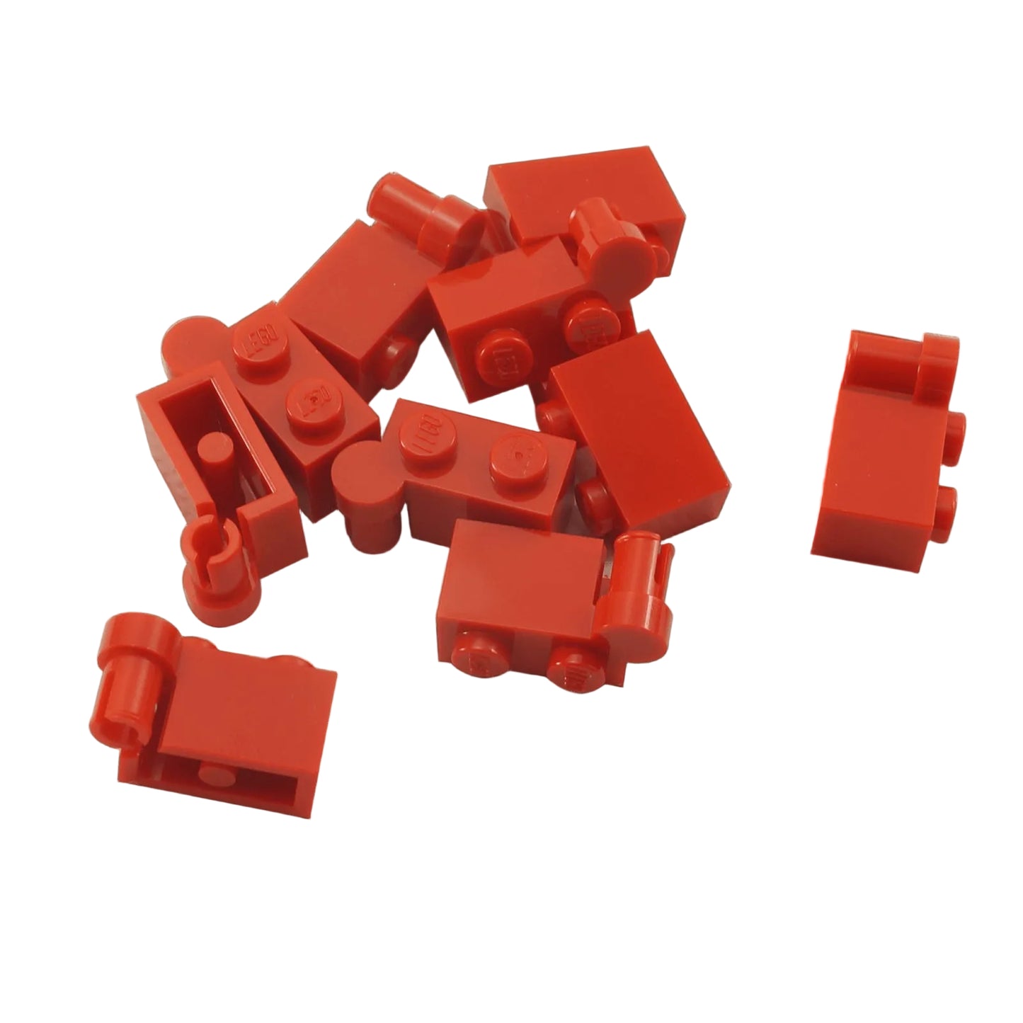 Rosso mattoncino cerniera 1 x 4 con parte superiore girevole (3830) per costruzioni rotanti, sezioni mobili e meccanismi a cerniera

