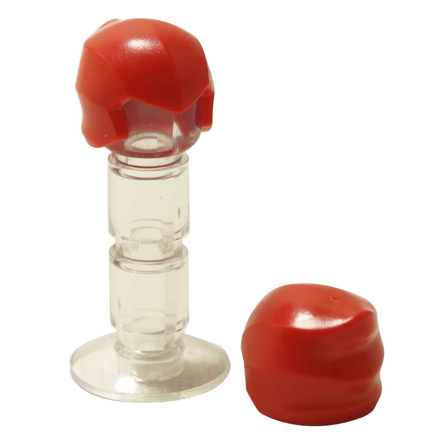 Rosso cappuccio ninja liscio per minifigure
