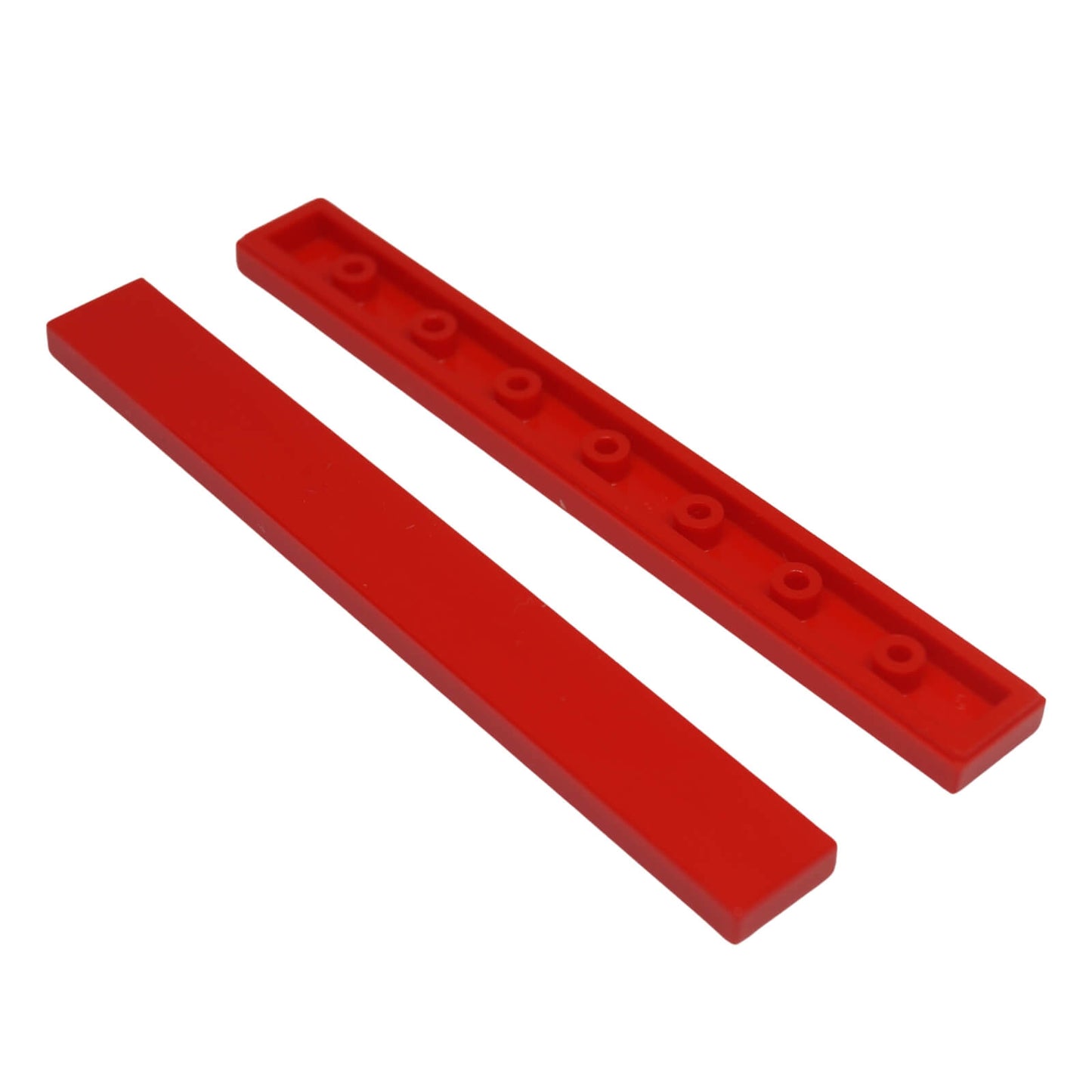 Rouge Tuile 1 x 8 pièce rectangulaire pour surfaces lisses, bordures, finitions et constructions propres LEGO®
