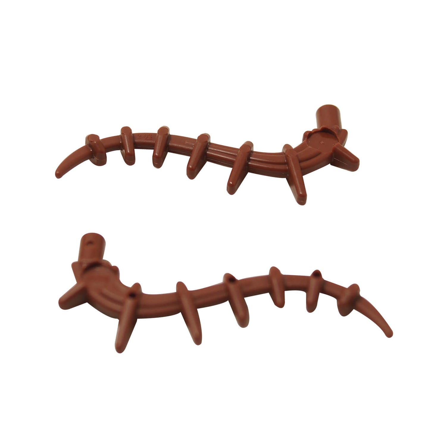Parte de apéndice espinoso marrón rojizo 55236 utilizada como columna vertebral, alga marina o enredadera de planta para LEGO® construcciones

