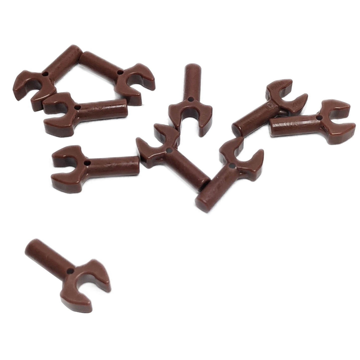Reddish brown bar 1L with clip mechanical claw (48729b) for gripping parts, tools, and small attachments

