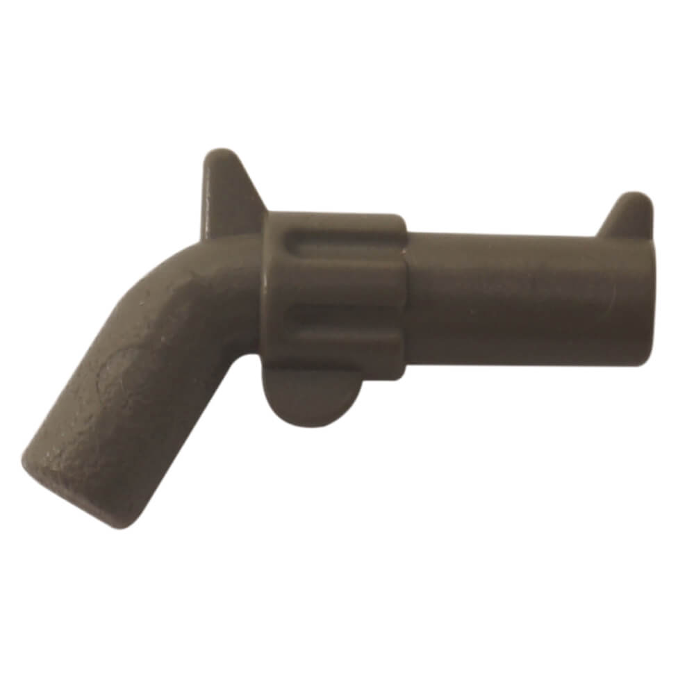 LEGO® Revolver Pistol Weapon 30132 with large barrel in Dark Gray