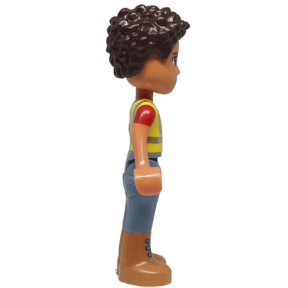 Side view of LEGO® Friends River mini-doll frnd0541 from Set 41712 Recycling Truck