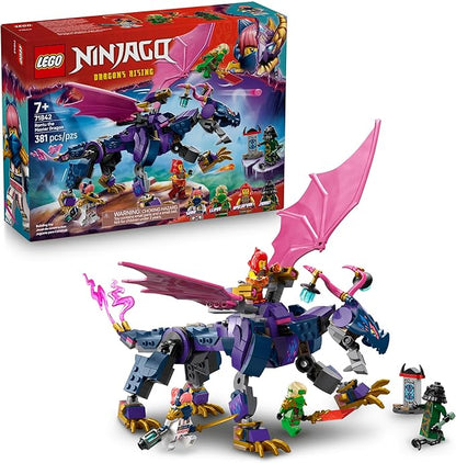 LEGO Rontu the Master Dragon 71842 with articulated wings and minifigures