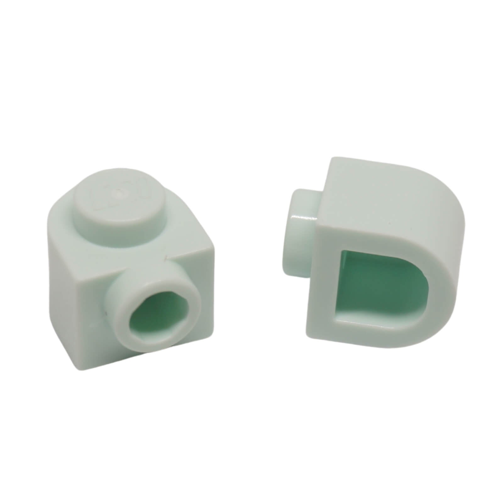LEGO® 3386 round 1 x 1 x 2/3 half circle brick with side stud and hollow underside, light aqua