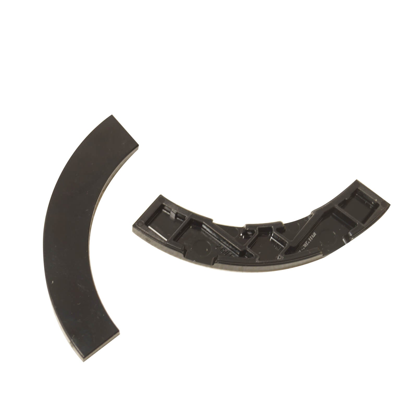 LEGO® Round Corner Macaroni Tile 4 x 4 Wide part 27507 black