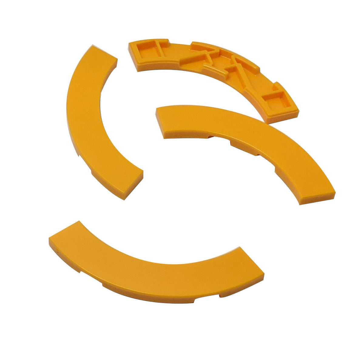 LEGO® Round Corner Macaroni Tile 4 x 4 Wide part 27507 bright light orange