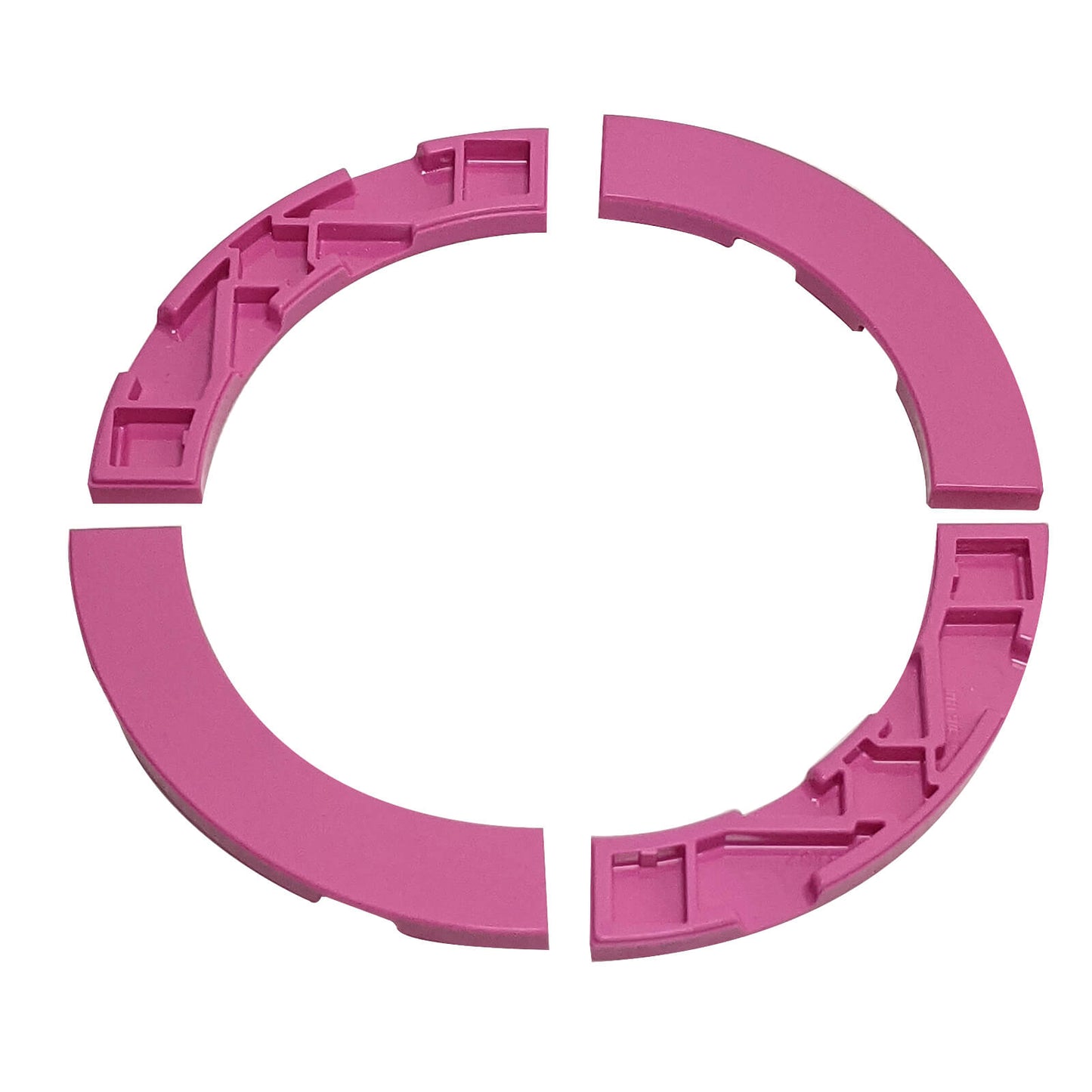 LEGO® Round Corner Macaroni Tile 4 x 4 Wide part 27507 dark pink