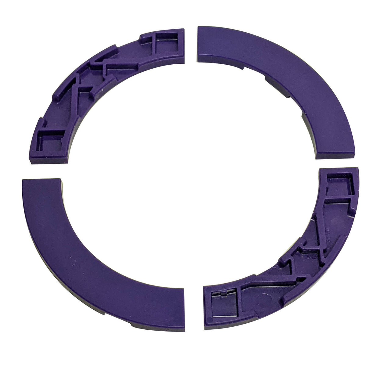 LEGO® Round Corner Macaroni Tile 4 x 4 Wide part 27507 dark purple