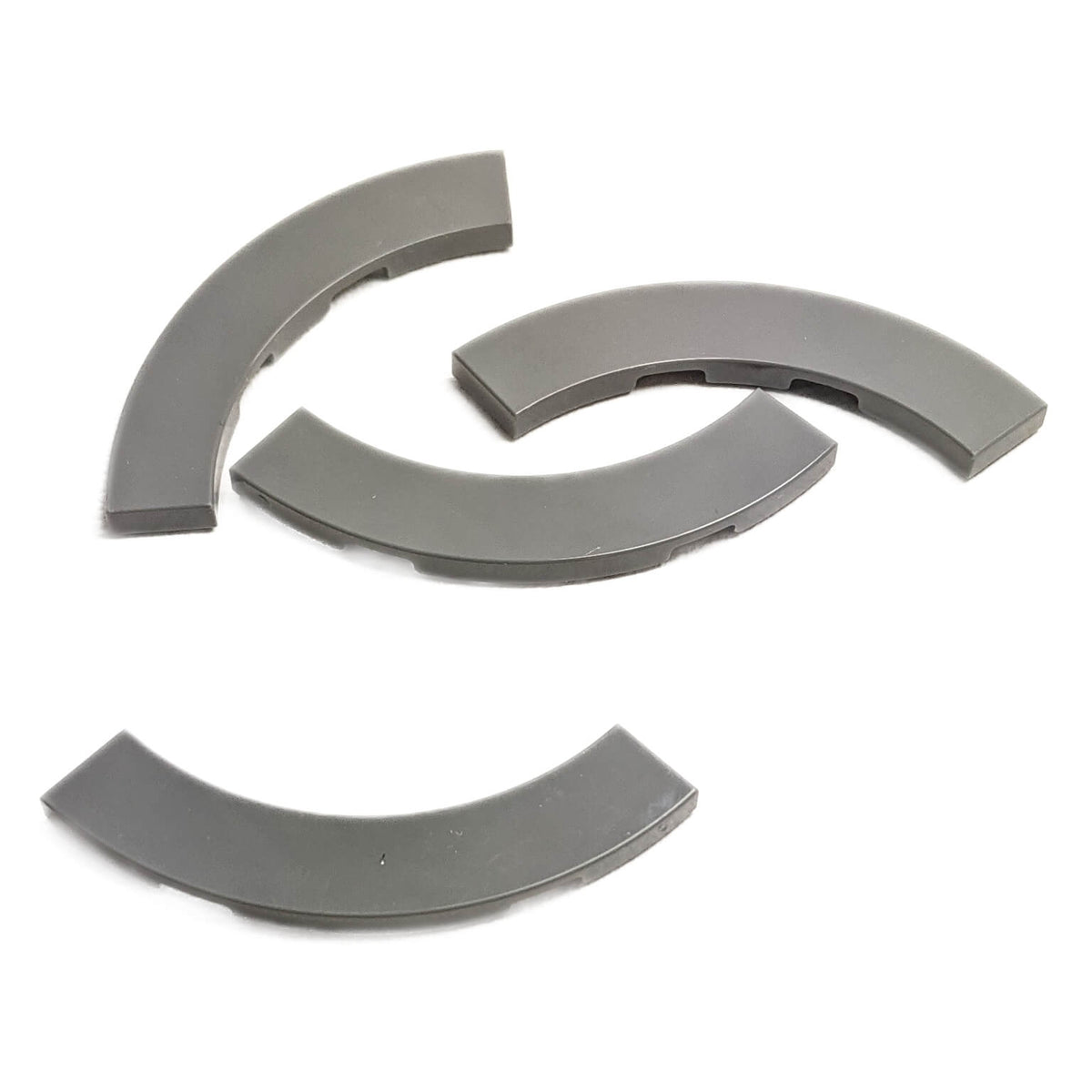 LEGO® Round Corner Macaroni Tile 4 x 4 Wide part 27507 light bluish gray