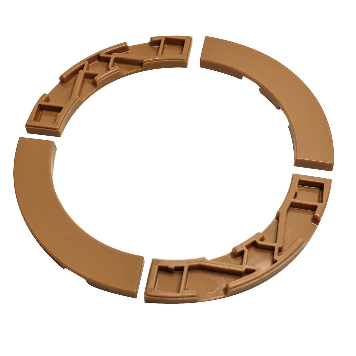 LEGO® Round Corner Macaroni Tile 4 x 4 Wide part 27507 medium nougat