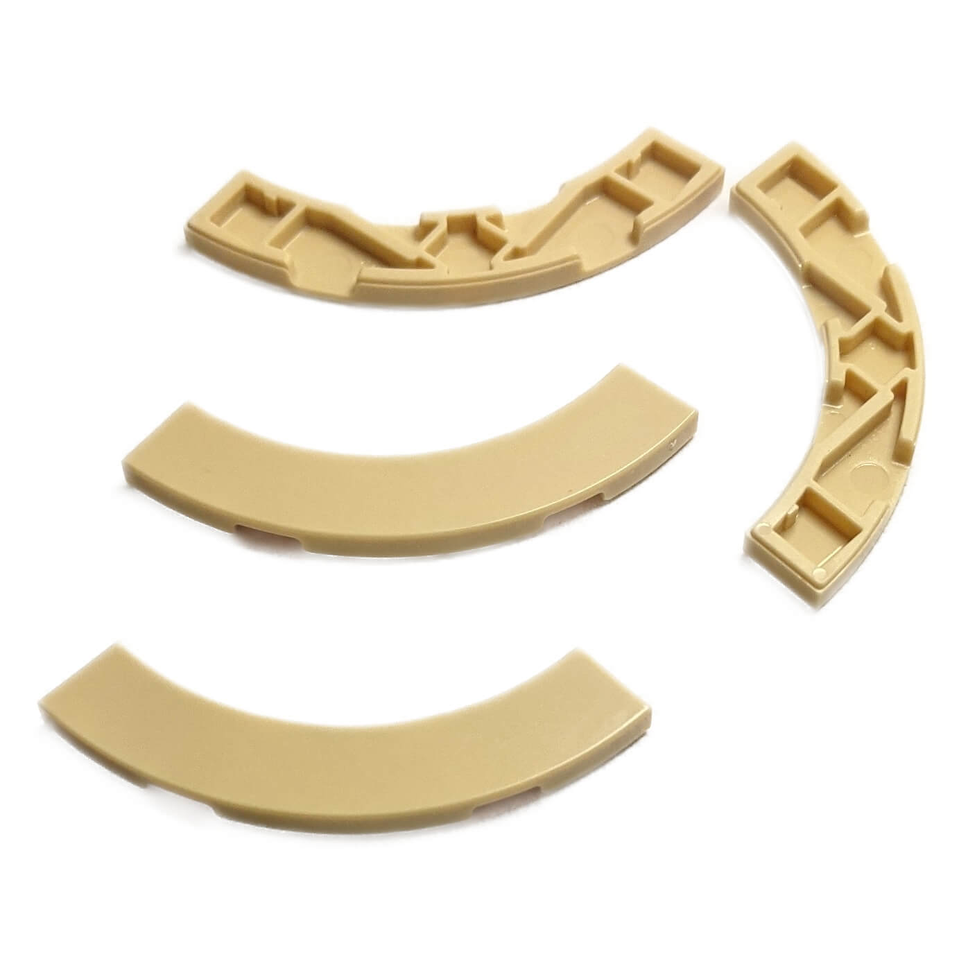 LEGO® Round Corner Macaroni Tile 4 x 4 Wide part 27507 tan