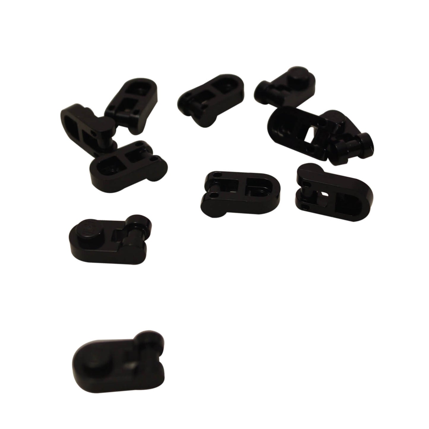Pièce LEGO 26047 - Plaque 1 x 1 Arrondie avec Poignée en noir