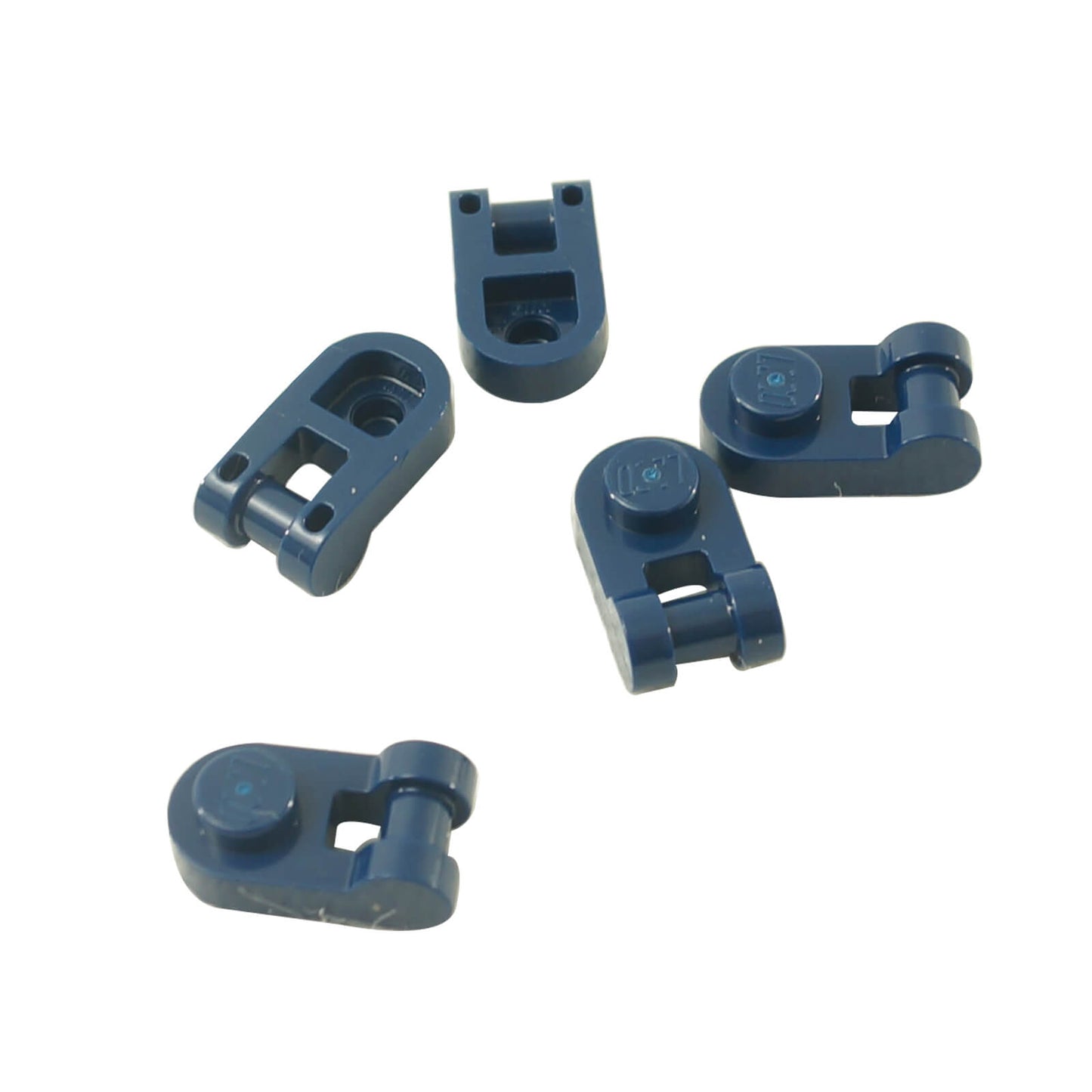 Pièce LEGO 26047 - Plaque 1 x 1 Arrondie avec Poignée en bleu foncé