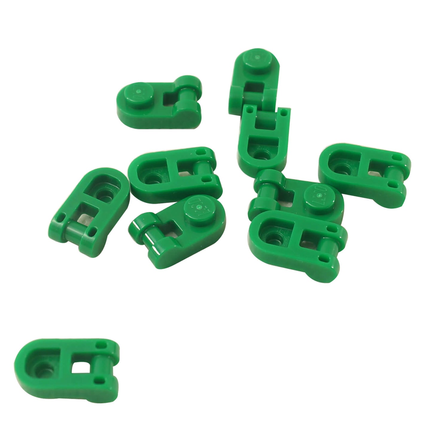 Pièce LEGO 26047 - Plaque 1 x 1 Arrondie avec Poignée en vert