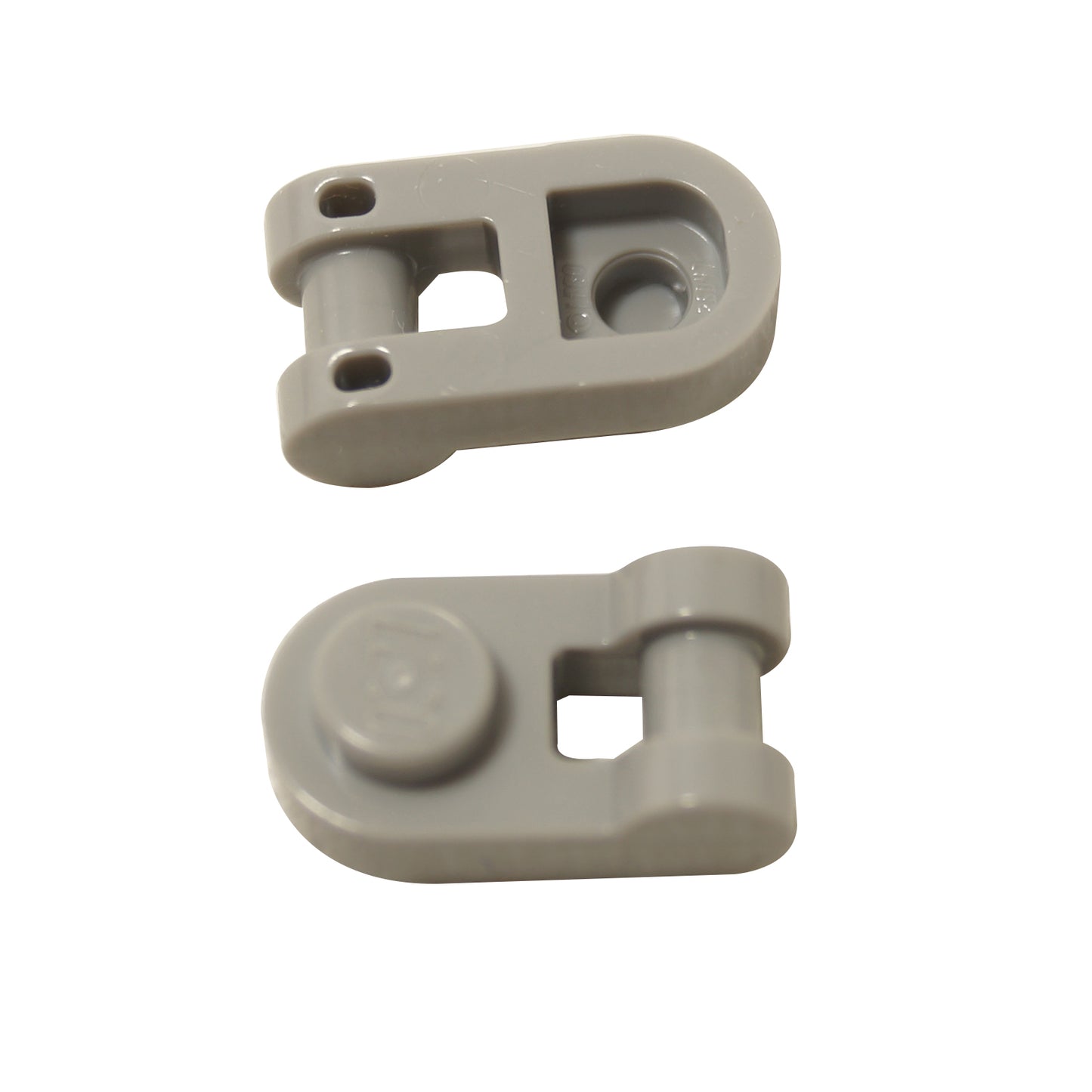 LEGO® Round Plate with Bar Handle part 26047 light bluish gray
