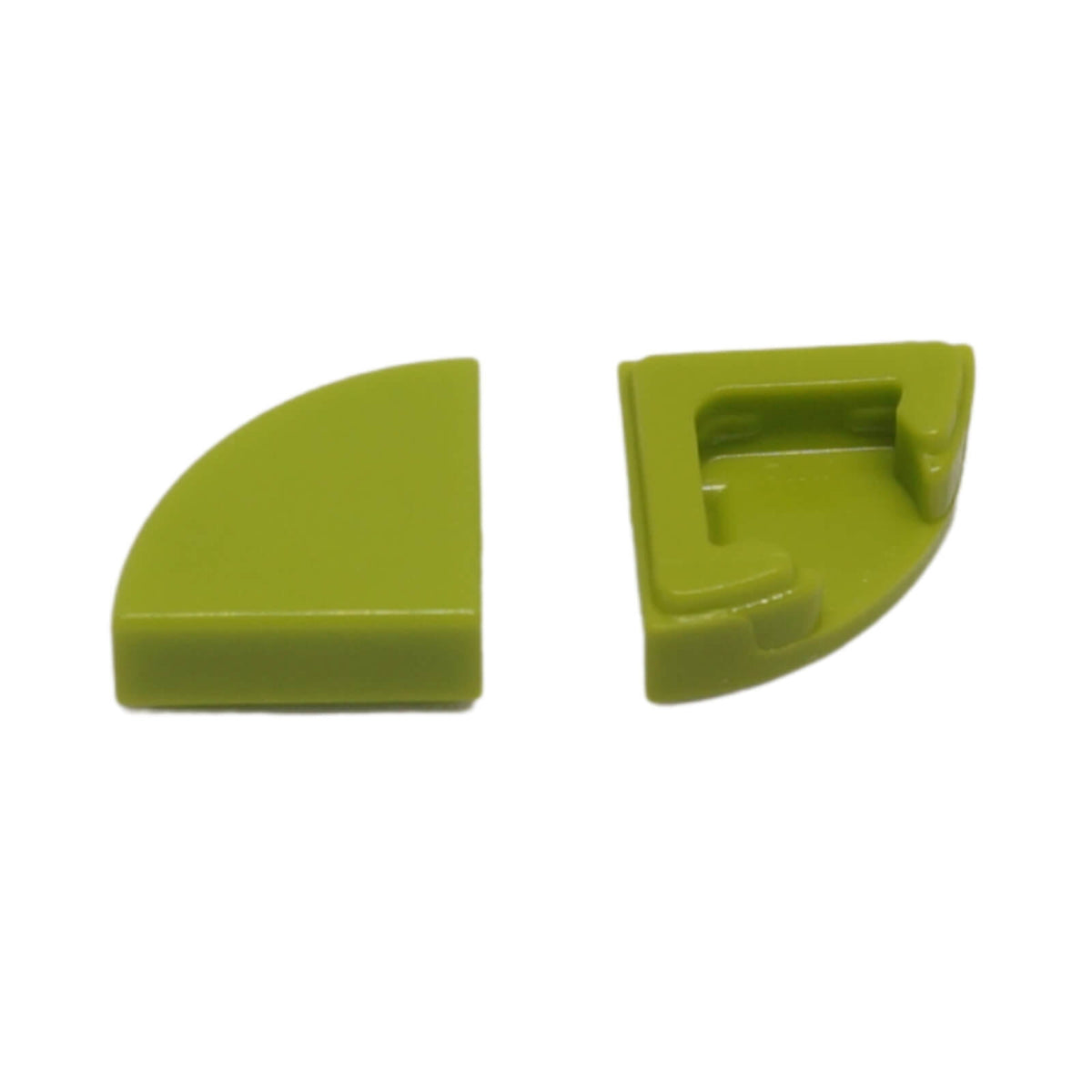 LEGO® Round Quarter Tile 1x1 part 25269 curved tile element lime
