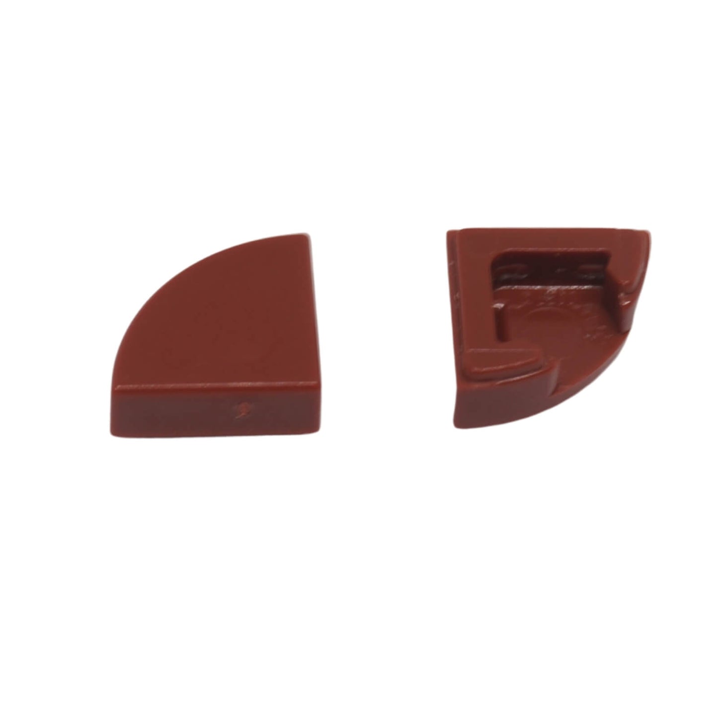 LEGO round quarter tile 1x1 dark red 25269