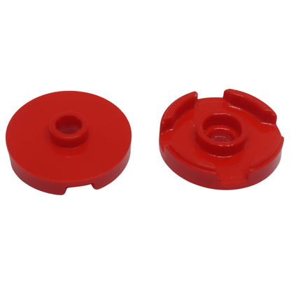 LEGO Round Tile 2 x 2 with open stud part 18674 red