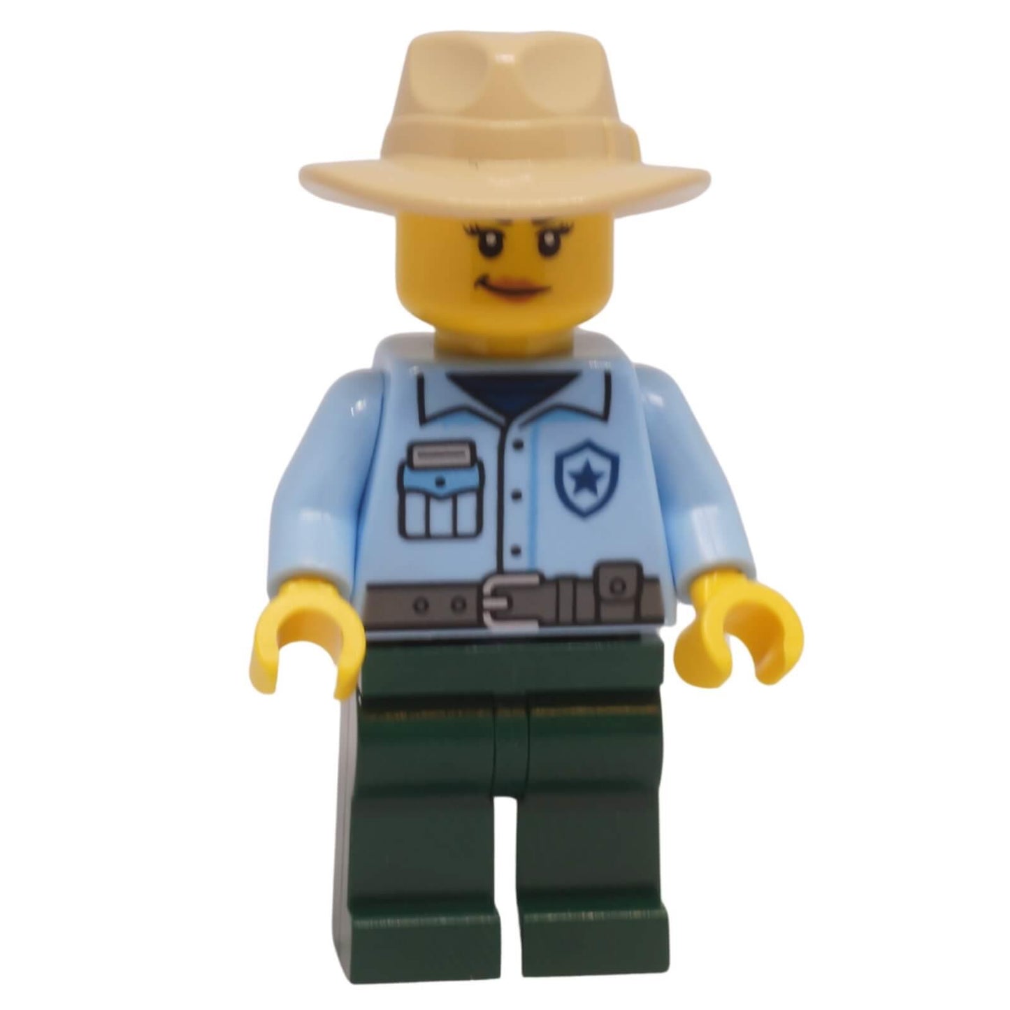 LEGO Sequoia Tree Trail Ranger Minifigure bdp287 with ranger uniform and tan fedora 