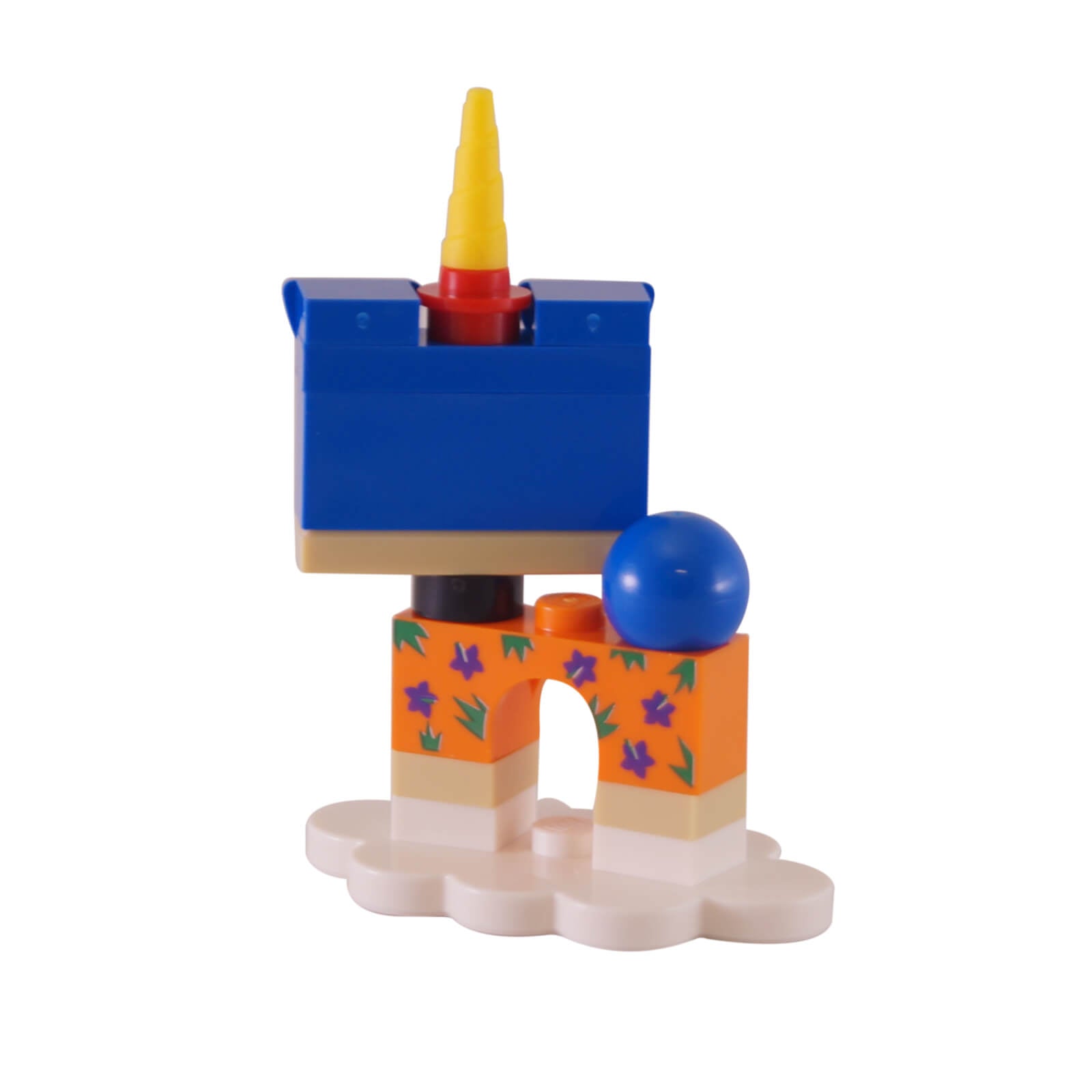 LEGO Shades Puppycorn minifigure COLUNI1-3 sunglasses design horn, back view.