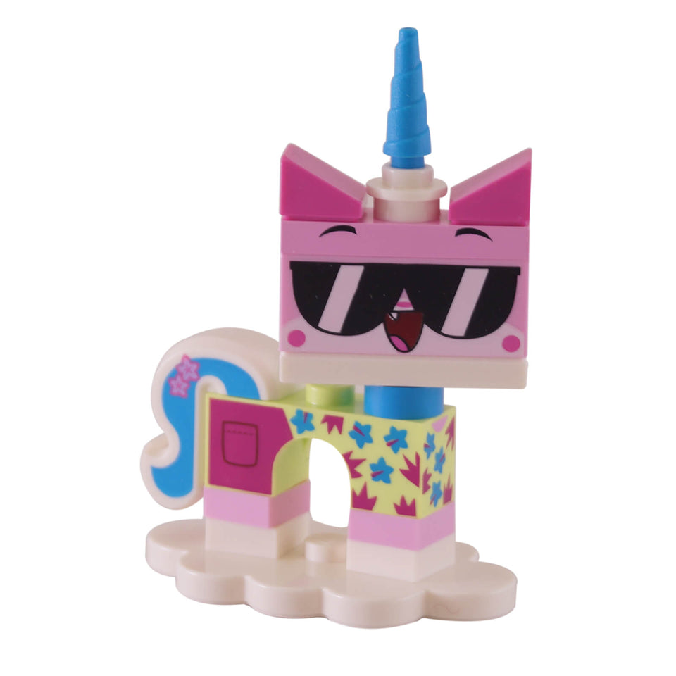 LEGO Shades Unikitty Series 1 collectible minifigure coluni1-5 with display stand