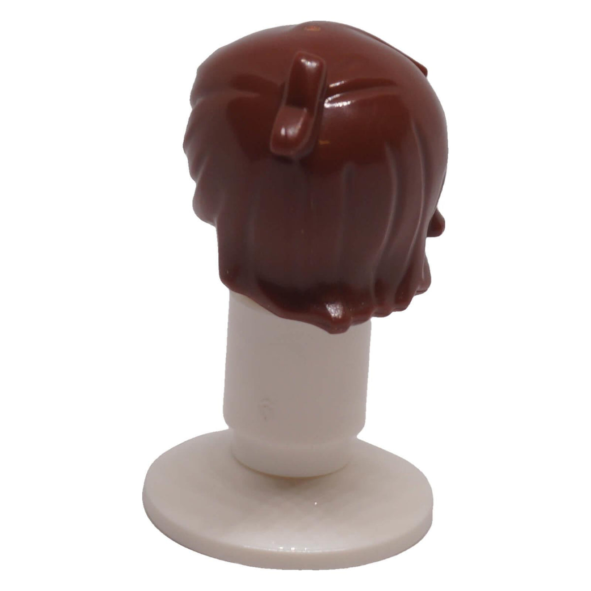 LEGO® short minifigure hair 40938 back view with moulded layered strands