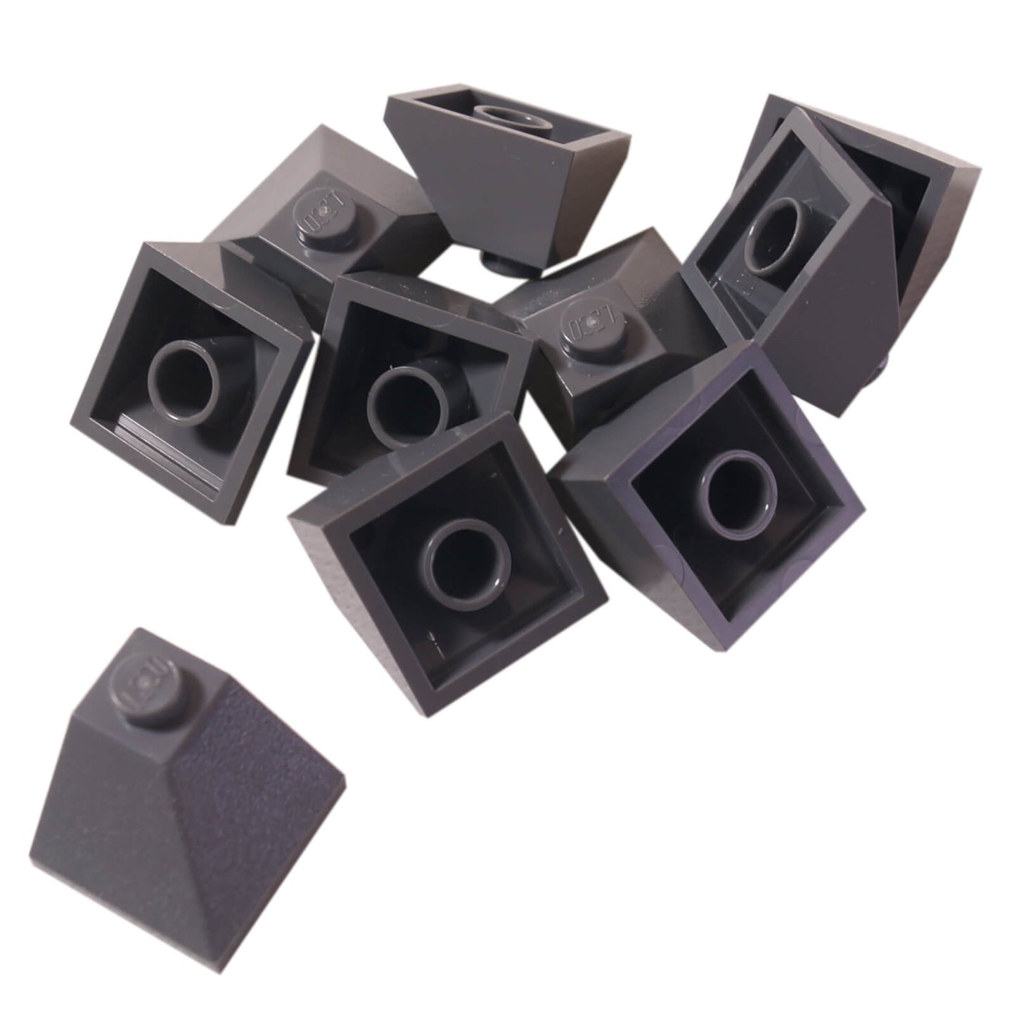 LEGO® Slope 45 2 x 2 Double Convex Corner element 3045 dark bluish gray