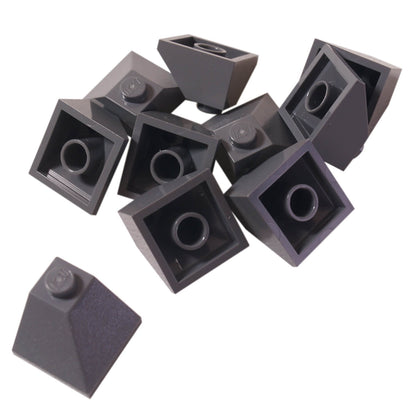 LEGO® Slope 45 2 x 2 Double Convex Corner element 3045 dark bluish gray