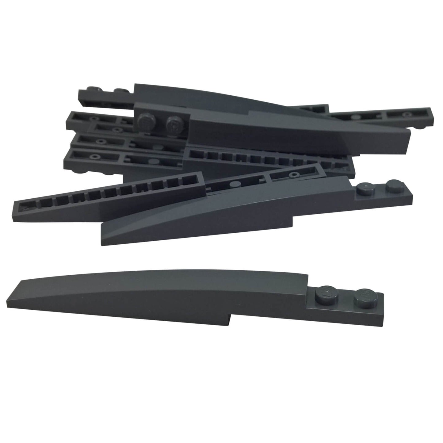 LEGO® Slope Curved 10 x 1 part 85970 dark bluish gray